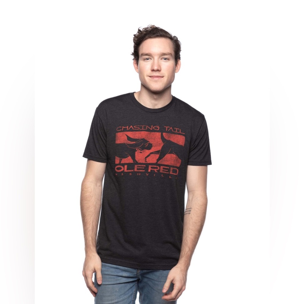 Blake Shelton Ole Red‎ T Shirt Chasing Tail Adult Size XL  Dark Heather G…